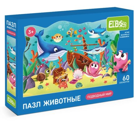 Пазл "Подводный мир" 60 элементов арт. ET01-018
